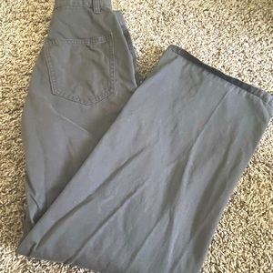 Wide leg grey pants